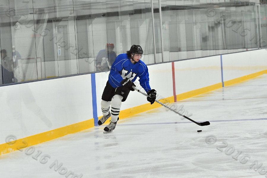 Wheaton College Men\'s Ice Hockey vs Middlesex Community College. - Photo By: KEITH NORDSTROM